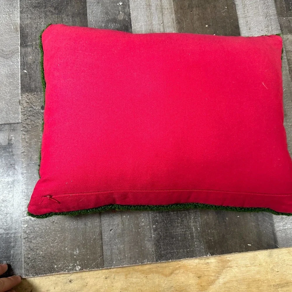 Dachshund Pillow Martha‎ Stewart Collection Red 11”x17” Dog Cute Adorable Throw